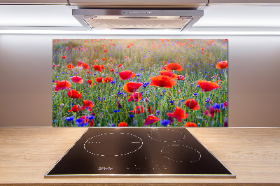 Achterwand keuken Wilde bloemen