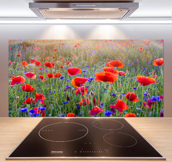 Achterwand keuken Wilde bloemen