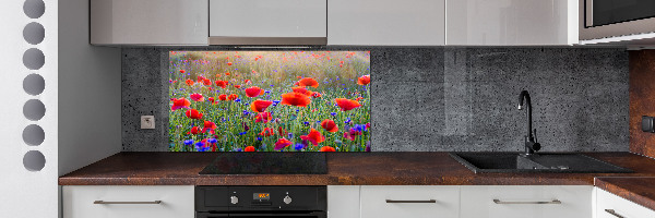 Achterwand keuken Wilde bloemen
