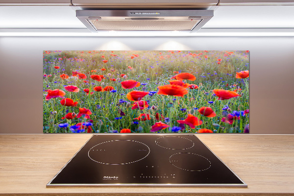 Achterwand keuken Wilde bloemen