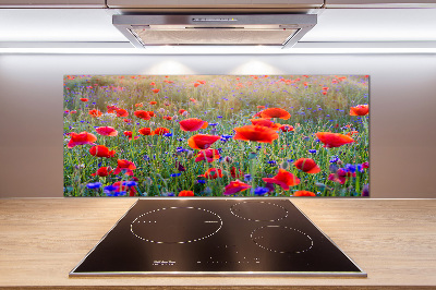 Achterwand keuken Wilde bloemen