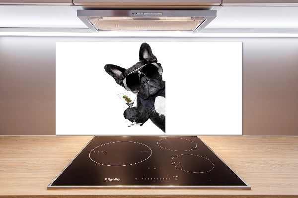 Spatplaat keuken Martini Dog