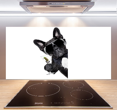 Spatplaat keuken Martini Dog