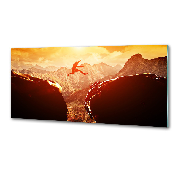 Panel lacobel Skok nad przepaścią
