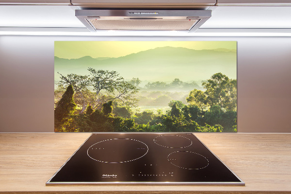 Spatplaat keuken jungle