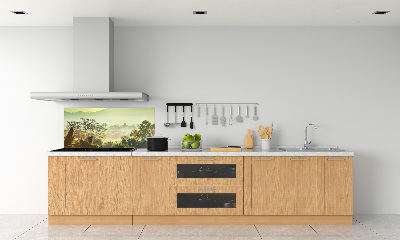 Spatplaat keuken jungle