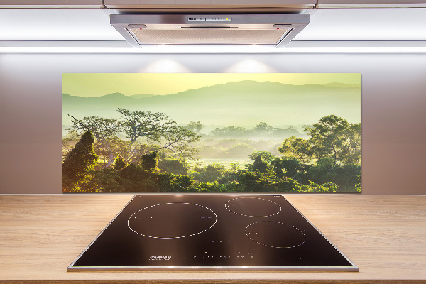 Spatplaat keuken jungle