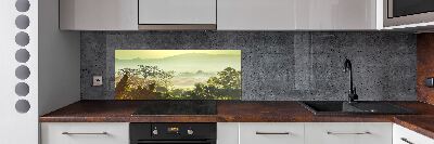 Spatplaat keuken jungle