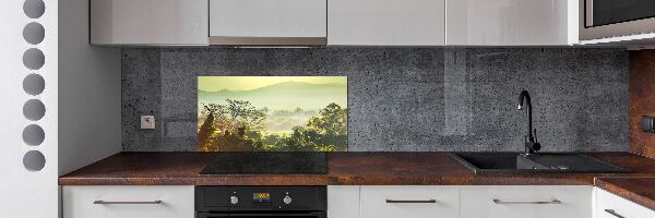 Spatplaat keuken jungle