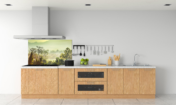 Spatplaat keuken jungle