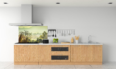 Spatplaat keuken jungle
