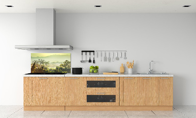 Spatplaat keuken jungle