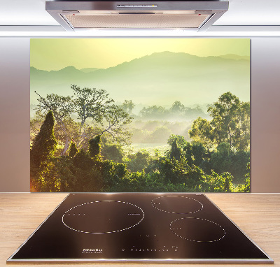 Spatplaat keuken jungle