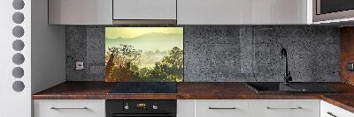 Spatplaat keuken jungle
