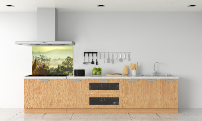 Spatplaat keuken jungle