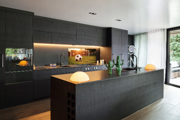 Panel do kuchni Piłka na murawie