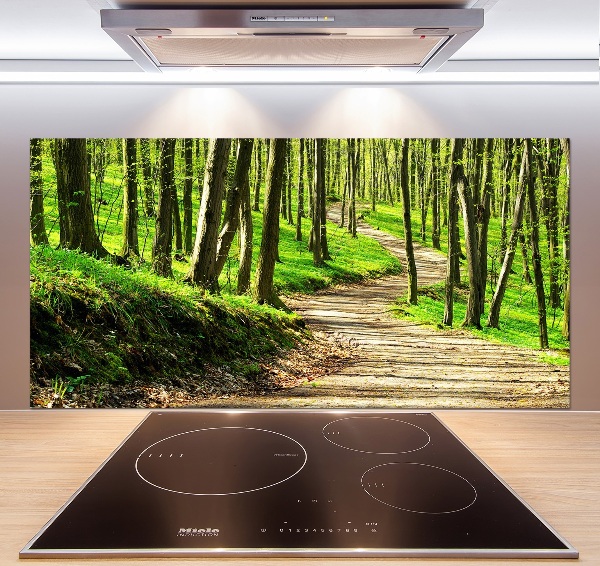 Keuken achterwand Pad in het bos