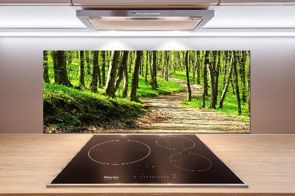 Keuken achterwand Pad in het bos