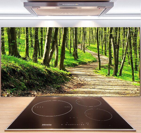 Keuken achterwand Pad in het bos