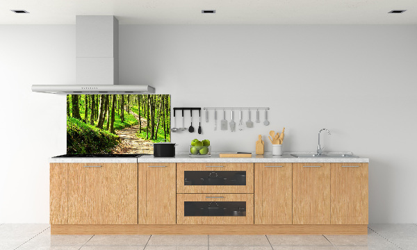 Keuken achterwand Pad in het bos