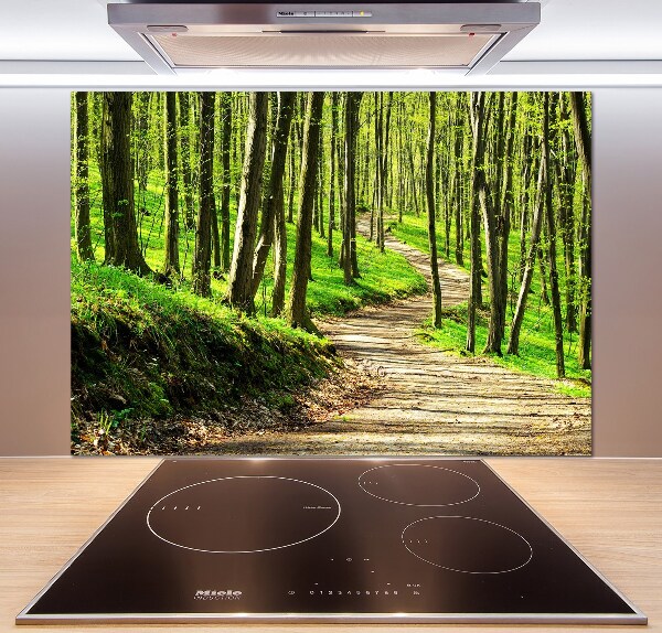 Keuken achterwand Pad in het bos
