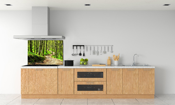 Keuken achterwand Pad in het bos