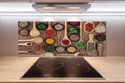Spatplaat keuken Specerijen en kruiden