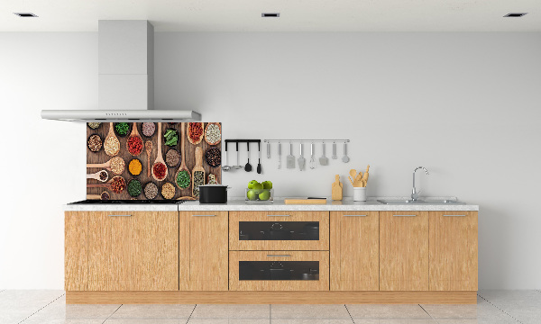Spatplaat keuken Specerijen en kruiden
