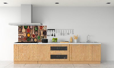 Spatplaat keuken Specerijen en kruiden
