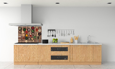 Spatplaat keuken Specerijen en kruiden