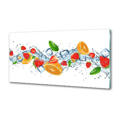 Keuken achterwand Fruit met ijs