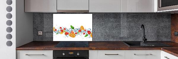 Keuken achterwand Fruit met ijs