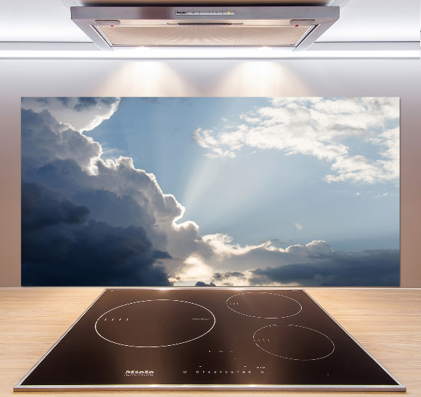 Achterwand keuken Wolken aan de hemel