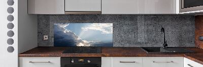 Achterwand keuken Wolken aan de hemel