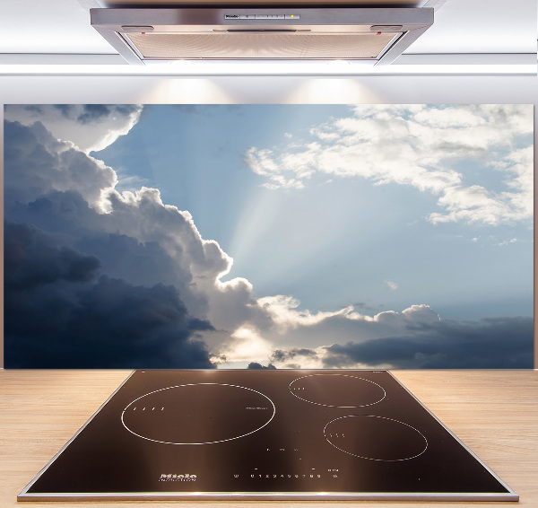 Panel do kuchni Chmury na niebie