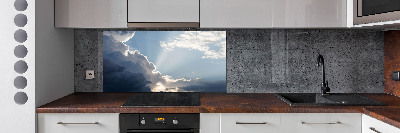 Achterwand keuken Wolken aan de hemel