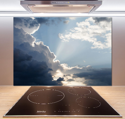 Panel do kuchni Chmury na niebie