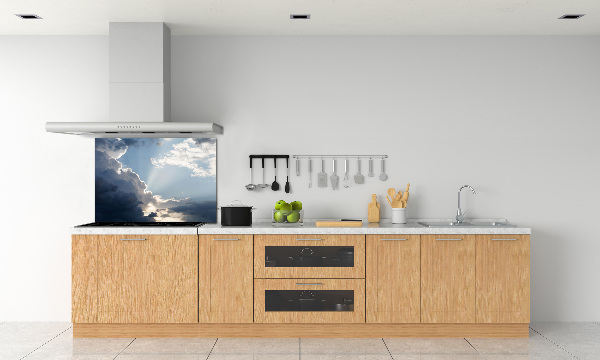 Achterwand keuken Wolken aan de hemel
