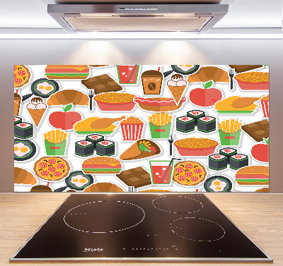 Achterwand keuken Fastfood
