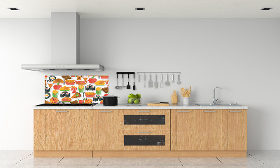 Achterwand keuken Fastfood