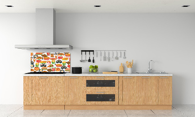 Achterwand keuken Fastfood