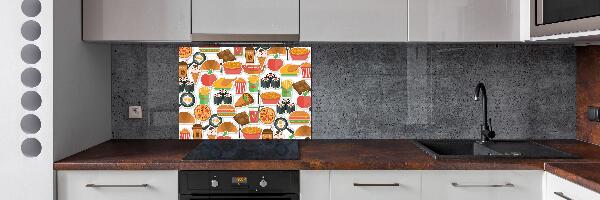 Achterwand keuken Fastfood