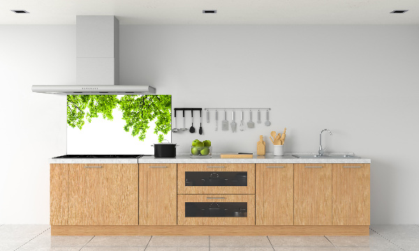 Glazen achterwand keuken Eikenbladeren