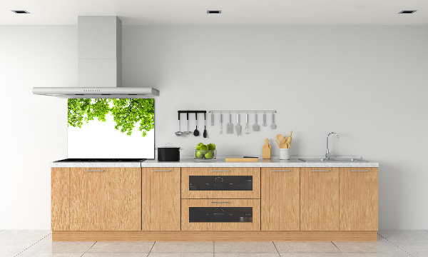 Glazen achterwand keuken Eikenbladeren