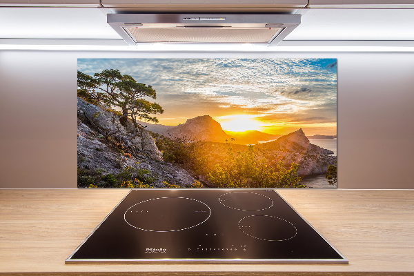 Keuken achterwand Zonsondergang