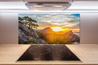 Keuken achterwand Zonsondergang
