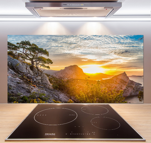 Keuken achterwand Zonsondergang