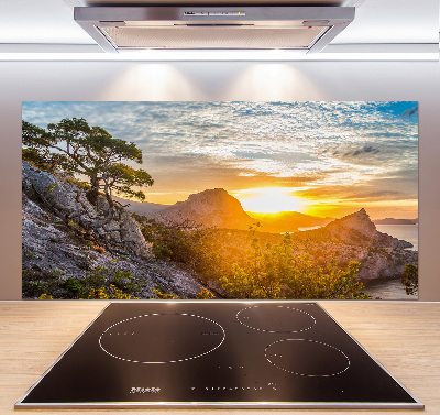 Keuken achterwand Zonsondergang