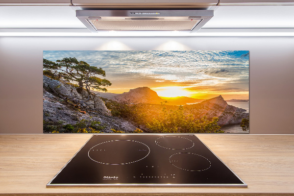 Keuken achterwand Zonsondergang