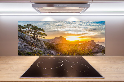 Keuken achterwand Zonsondergang